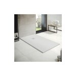 Receveur de douche en rsine largeur 100 blanc ral 9003 100x100 cm
