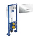 Villeroy&boch - bati support wc villeroy et boch viconnect avec plaque chrom�e