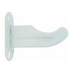 Console � visser pour radiateur fonte - epoxy blanc - axe 85 mm