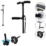 Le bton magique, le chien magique, les deux manches, la torche, les piquets, rglable  la marche