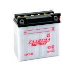 Batterie plomb tashima 12v, 7a. l: 135, l: 75, h:133mm, + � droite pour motos. (livr�e avec acide s�par�). ...