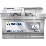 Varta ? batterie auxiliaire efb 80ah 12v ? courant d'essai � froid 800a ? grille powerframe pour recharge ...