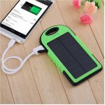 Batterie externe powerbank solaire 5000mah chargeur smartphone tablette