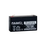 Fulbat - batterie agm plomb etanche - fp6 - 1. 2 (t1) 6 volts 1, 2 amps