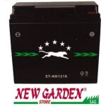 Batterie gel 12v / 18a 310003 honda stiga pour tracteur de pelouse