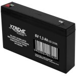 Batterie au gel 6v 1, 3ah xtreme motos, quad, jouets, bateaux, caravanes, caisse travail cyclique longue ...