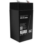 Batterie green cell agm vrla 4v 4ah pour systemes dalarme caisses enregistreuses jouets