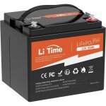 Batterie lithium lifepo4 12v 50ah, 640wh, rechargeable, bms 50a, batterie solaire  dcharge lente pour ...
