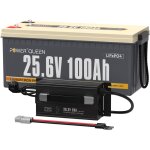 Batterie lithium 24v100ah 2560wh rechargeable lifepo4 + 29, 2v 20a chargeur de batterie au lithium power ...