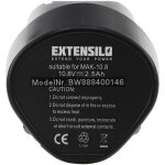 Batterie compatible avec makita td090, td090dwe, td090dwx, td090dwxw, td090d outil lectrique (2500 mah, ...