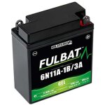 Batterie moto gel 6n11a - 1b / 6n11a - 3a 6v 11ah - fulbat