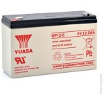 Batterie plomb agm np12 - 6 6v 12ah f6. 35 - yuasa