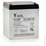 Batterie plomb agm y4 - 12fr 12v 4ah f4. 8 - yucel