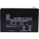 Rs pro ? batterie au plomb �tanche 12v 7ah ? technologie agm ? applications cycliques ? dimensions 151x65x93. ...