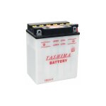Batterie plomb tashima renforc�e 12v, 12a. l: 134, l: 80, h: 160mm, + � gauche pour motos. (livr�e avec ...