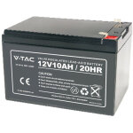 Batterie au plomb v - tac 12v 10ah pour alarme, ups, terminaux de vid�osurveillance t2 1783560mm 23452 ...