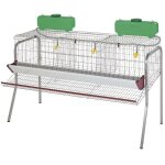 Suinga - batterie des poules pondeuses 3 compartiments id�al pour 15 poules, cages pour poules pondeuses ...
