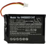 Vhbw - batterie remplacement pour garmin 361 - 00056 - 12 pour gps, appareil de navigation (750mah, 3, ...