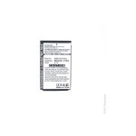 Batterie tlphone, smartphone, gsm pour lg 3. 7v 830mah - lgtl - gbip - 830lgtlgbip830 - nx