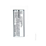 Batterie t�l�phone, smartphone, gsm pour zte 3. 7v 1100mah - li3714t42p3h853448 - nx
