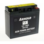 Batterie pour tracteur tondeuse arnold 5032 - u3 - 0010 12v 20ah