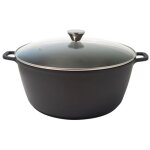Baumalu - faitout aluminium 36cm avec couvercle 384923