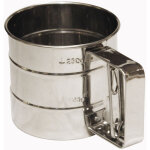 Tamis � farine 10, 5 x 9, 5 cm acier inoxydable - baumalu