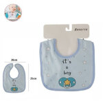 Bavoir 2 pi�ces nouveau - n� bavoir allaitement enfants c'est un gar�on bleu 68335