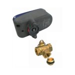 Vanne de zone motorise 3 voies et 2 voies avec bouchon d'obturation et servomoteur baxi dimensions : ...