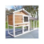 Cage clapier enclos lapin ext�rieur en bois haute qualit� pour lapins petits animaux - mod�le : 086 belle ...