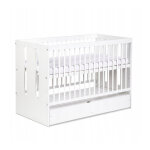 Bb - loisir - lit b�b� 120x60cm blanc avec tiroir paula lit � barreaux amovible