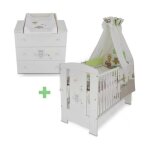 Bb - loisir - bb lit bébé cododo 120 x 60 cm hibou vert + set de lit + commode à langer bébé 3 tiroirs ... Bb - loisir - bb lit bébé cododo 120 x 60 cm hibou vert + set de lit + commode à langer bébé 3 tiroirs ...