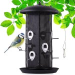 Mangeoire oiseaux extrieur  suspendre pour oiseaux sauvages pour jardin balcon distributeur de nourriture34 ...