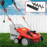 Hecht jardin 1683 scarificateur arateur lectrique 2en1 1600w 8 couteaux doubles 24griffres avec profondeur ...