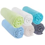 Bbla - lot de 6 drap housse 60x120 bébé coton océan Bbla - lot de 6 drap housse 60x120 bébé coton océan