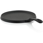 Crpire en fonte  26 cm crpire pour gril noire dj brle - bbq - toro