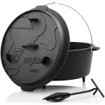 Dutch oven do12p 13, 6 litres premium marmite en fonte - bbq - toro