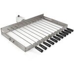 Bbq - toro gril en acier inoxydable avec 11 brochettes et moteur à l'arrière au centre cadre réglable ... Bbq - toro gril en acier inoxydable avec 11 brochettes et moteur à l'arrière au centre cadre réglable ...