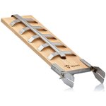Planche � saumon flamb�e pour poissons et filets de saumon avec support pour gril, gril sph�rique et ...