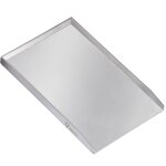 Plaque de cuisson en acier inoxydable, 30 x 45 cm, bbq plancha, plaque de cuisson, po�le � griller, plat ...