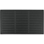 Plaque de gril en fonte 44 x 24, 5 cm plaque r�versible, �maill�e - bbq - toro