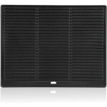 Bbq - toro plaque de gril en fonte 45 x 35 cm plaque r�versible, �maill�e