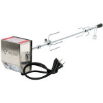 No brand - bbq - toro set de brochettes pour grill 90 cm incl. moteur en acier inoxydable, 220v - 240v ...