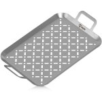 Barbecue en acier inoxydable 44 x 26 x 4, 5 cm lchefrite, bac  lgumes, gouttoir - bbq - toro