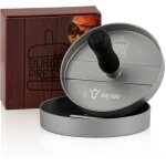 Presse  burger en aluminium  11, 8 cm gris formeur de viande - bbq - toro
