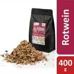 Vin rouge chips pour fumeurs 400 g copeaux de fume intensive - bbq - toro