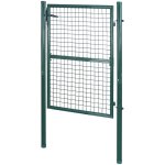 Bc - elec - hmgd - 2 barri�re de jardin, portillon de jardin 106x125cm vert, porte de jardin, portail ...