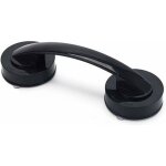 Bcc poigne avec ventouse, noir rampe de salle de bain, antidrapant scurit etanche et amovible avec ...