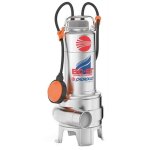 Pedrollo - bcm10 / 50 - st pompe de relevage tout inox roue bicanal pour relever dans les gouts avec ...