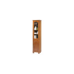 Beaux meubles pas chers - bibliothque 2 portes en chne rustique - quimper